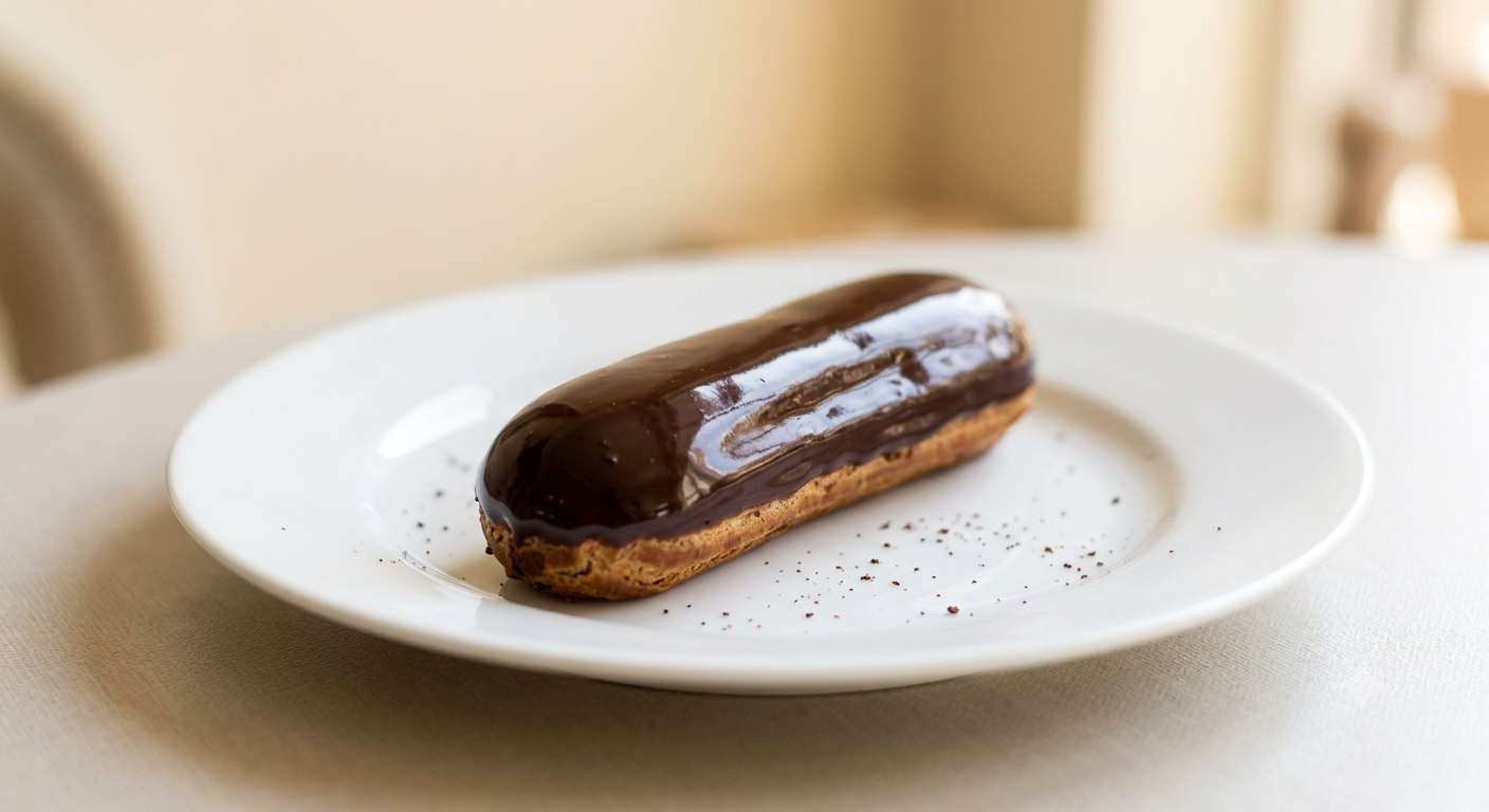 Éclair au chocolat